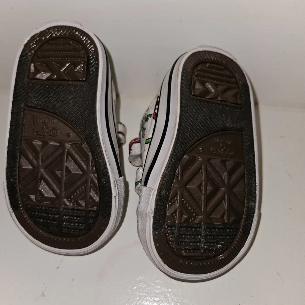 Converse Baby Toddler Size 2 Dinosaur Chucks